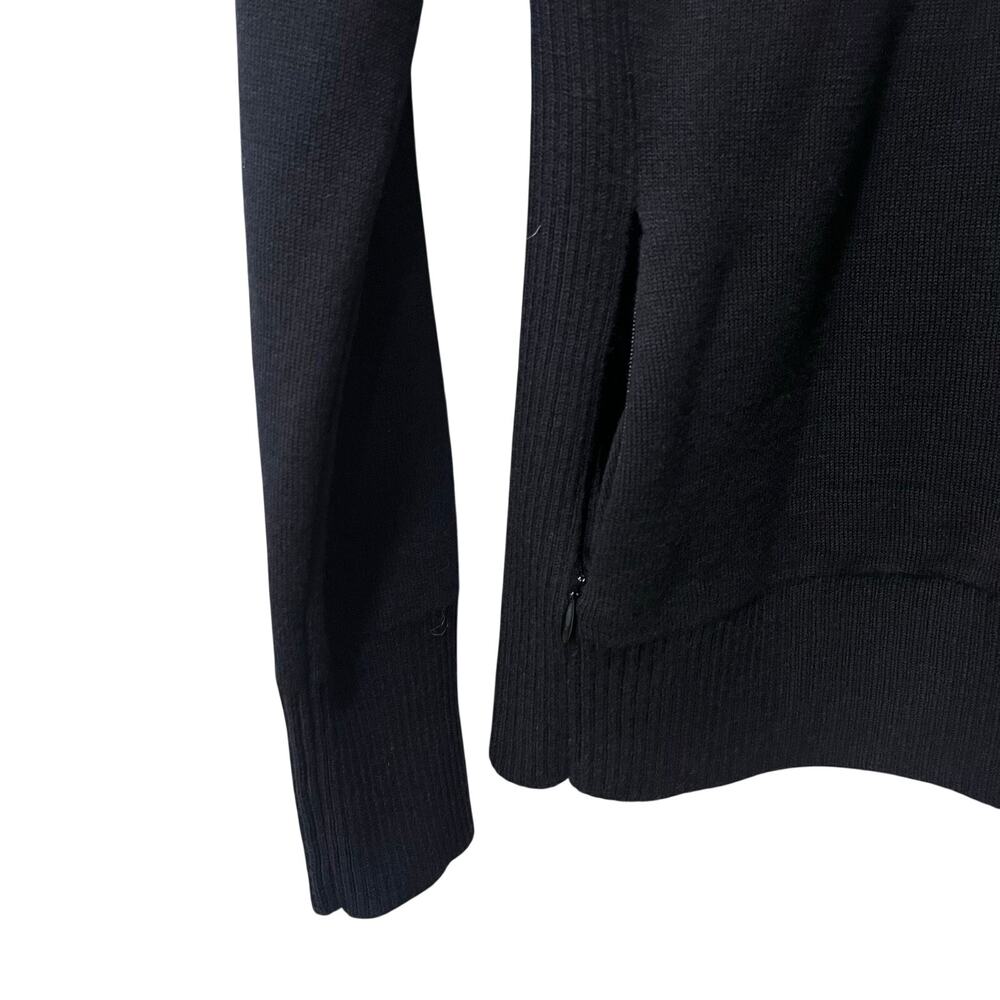 Title Nine Super Power 1/4 Zip Sweater Merino Wool Blend Small - Picture 3 of 7